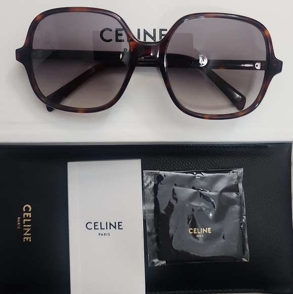 NEW Authentic Celine Geometric Oversized Sunglasses - Picture 1 of 10